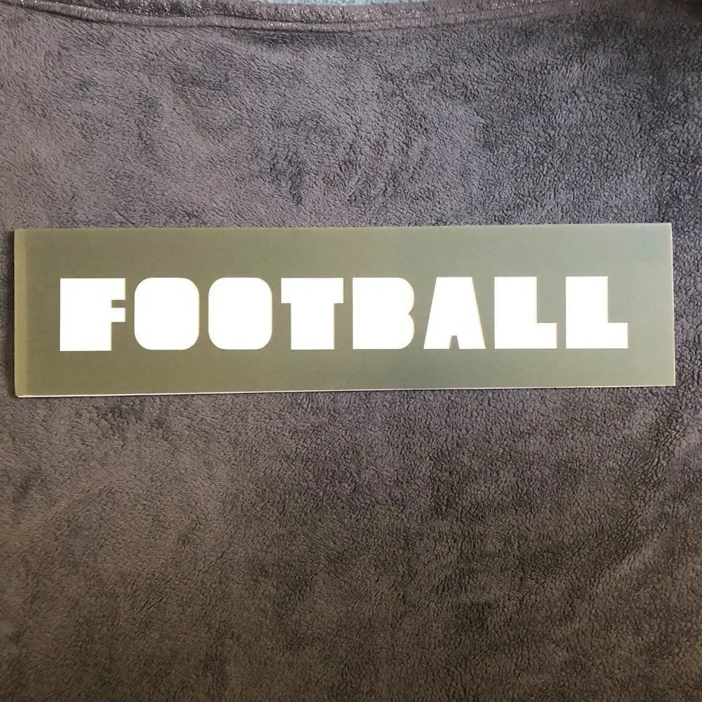 7x28 Olive‎ Green Football Photo Mat